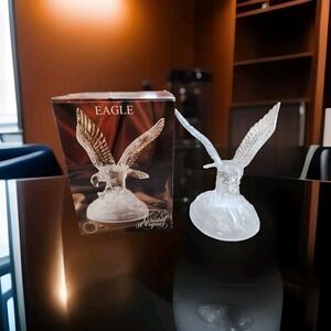 Cristal D'Arques 24% Lead Crystal Glass Bald Eagle With Fish‎ In Talons With Box